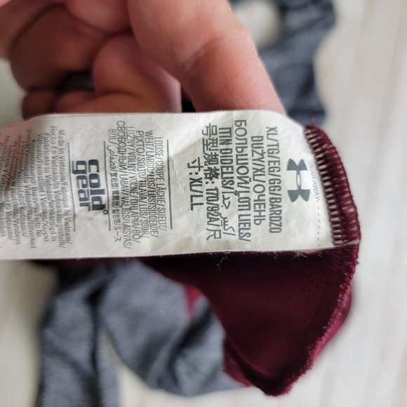 Under Armour Women's Mississippi State 1/4 Zip Pullover ColdGear Size XL - Picture 5 of 8